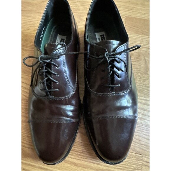 Florsheim Imperial Shoes Men’s Size 11 Leather Oxfords Cap Toe‎ Burgunday - Picture 1 of 7